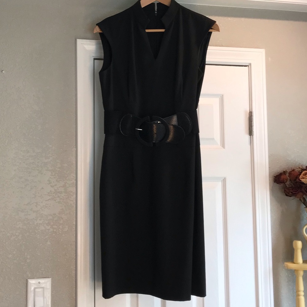 Antonio Melani Black Dress With Belt